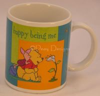Disney Winnie the Pooh HAPPY BEING ME Coffee Mug